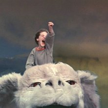 La storia infinita: Bastian a cavallo di Falkor