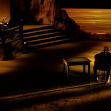 Adriano Celentano durante l'ultima puntata di Adrian la Serie