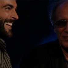 Marco Mengoni e Adriano Celentano nell'ultima puntata di Adrian - la serie