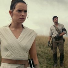 Star Wars: L'Ascesa di Skywalker: Anthony Daniels, Oscar Isaac, John Boyega, Daisy Ridley, Joonas Suotamo in una scena del film