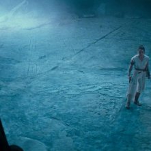 Star Wars: L'Ascesa di Skywalker: Daisy Ridley durante una scena del film