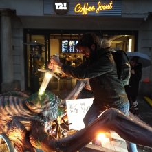 The Witcher: una foto delle installazioni a Milano