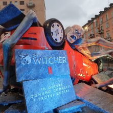 The Witcher: una foto delle installazioni a Milano