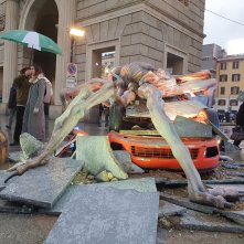 The Witcher: una foto delle installazioni a Milano