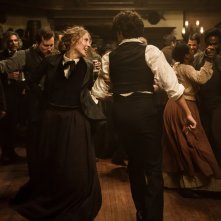 Piccole Donne: Saoirse Ronan durante un momento del film