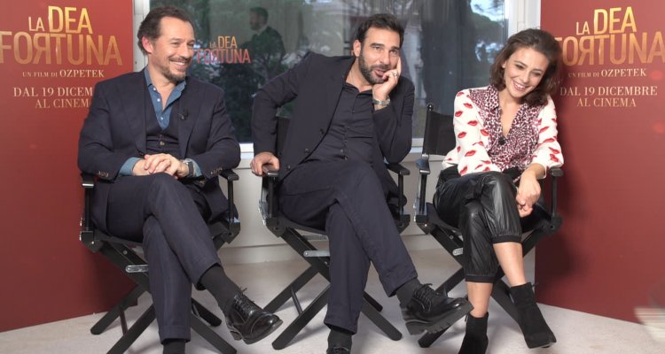 La Dea Fortuna, video intervista a Accorsi, Leo e Trinca ...