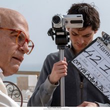 Hammamet: Pierfrancesco Favino in una scena sul set