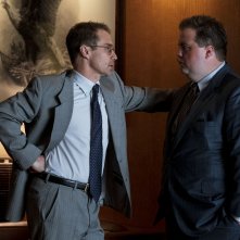 Richard Jewell: Paul Walter Hauser  con Sam Rockwell in una sequenza