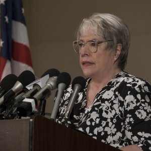 Richard Jewell: Kathy Bates in una scena del film