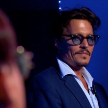 Johnny Depp a C'è posta per te, un momento della puntata