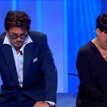 Johnny Depp a C'è posta per te: un momento della puntata