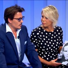 Johnny Depp accanto a Maria De Filippi a C'è posta per te