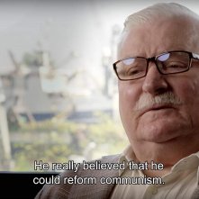 Herzog incontra Gorbaciov: un primo piano di Lech Walesa