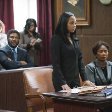 La verità di Grace:  Crystal Fox, Tyler Perry, Bresha Webb, Donovan Christie Jr. in una scena del film