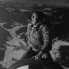 Il dottor Stranamore: Slim Pickens in una scena del film