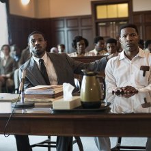 Il diritto di opporsi: Jamie Foxx, Michael B. Jordan in una scena del film