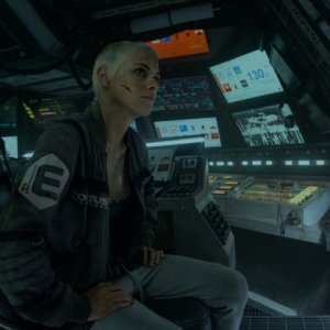 Underwater: Kristen Stewart durante una scena