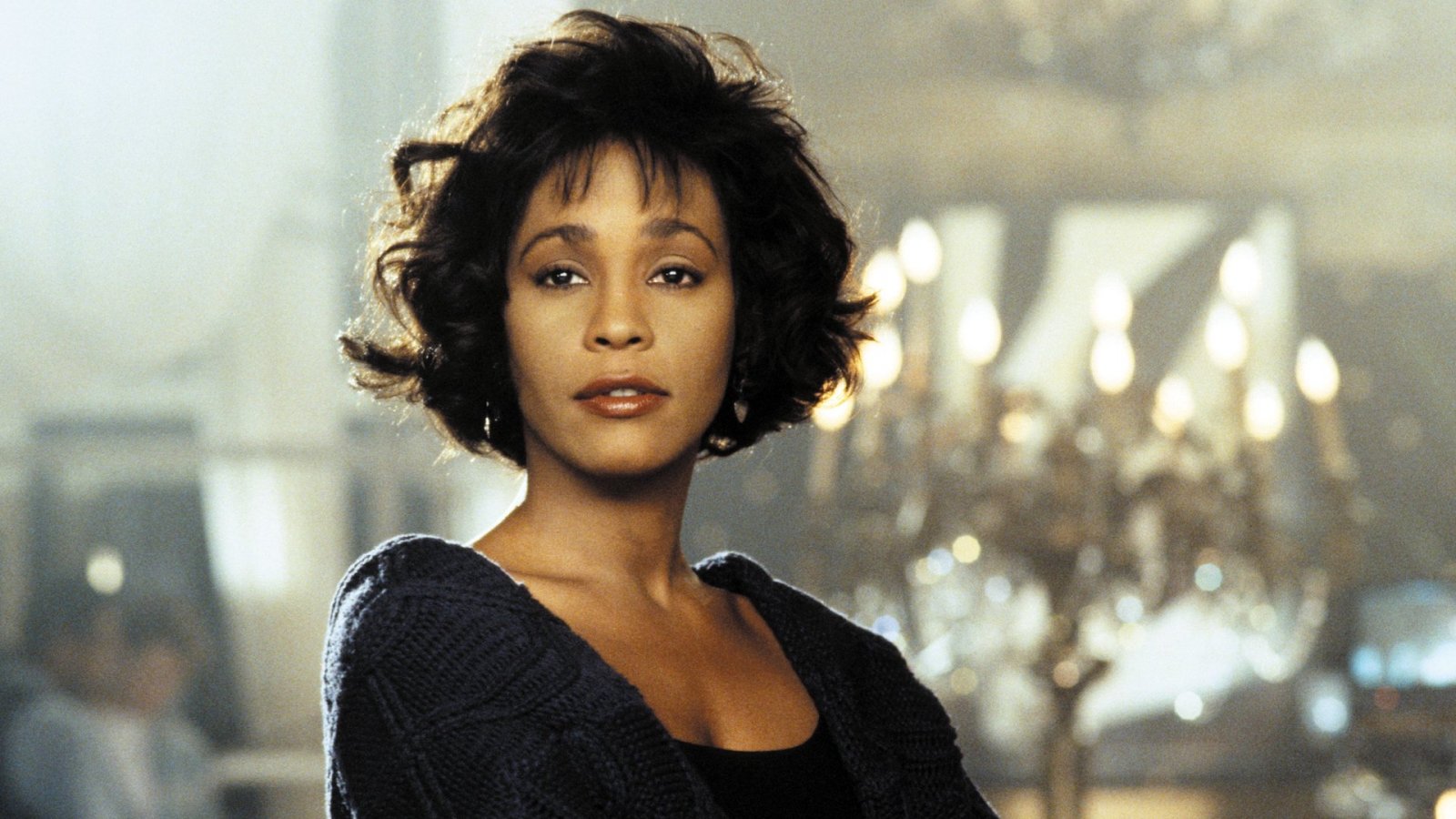 Primo piano di Whitney Houston in Guardia del corpo