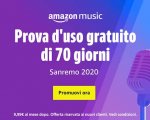 Sanremo 2020: Amazon festeggia con 70 giorni di musica illimitata gratis