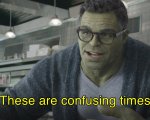 Avengers: Endgame, Hulk e il meme 'These are confusing times'