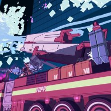 Promare: una sequenza del film