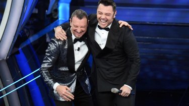 Sanremo 2020 Tiziano Ferro Fiorello