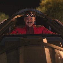 Sonic Il Film: Jim Carrey in una scena del film