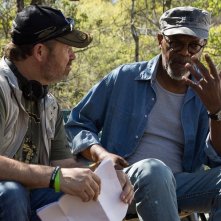 Era mio figlio: Samuel L. Jackson e Todd Robinson in una foto dal set