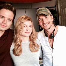 Era mio figlio: Alison Sudol, Travis Aaron Wade, Sebastian Stan IN una foto dal set
