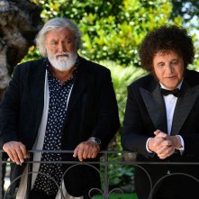 La mia banda suona il pop: Christian De Sica e Diego Abatantuono in una scena del film