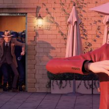 Lupin III - The First: Lupin e Zenigata in una scena del film