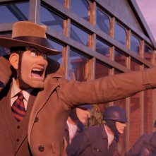 Lupin III - The First: l'Ispettore Zenigata in una scena del film