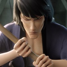 Lupin III - The First: il personaggio di Goemon Ishikawa in una scena del film