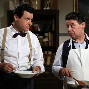 Permette? Alberto Sordi: una scena del film con Edoardo Pesce