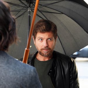 Passeggeri notturni: una foto di scena