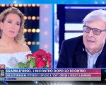 Barbara D'Urso: con Vittorio Sgarbi è pace fatta in diretta a Live - Non è la D'Urso