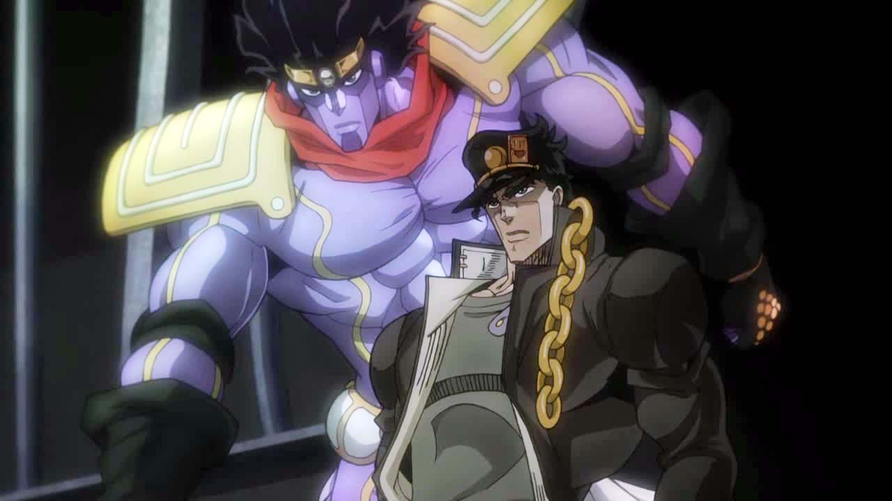 Una scena di Le bizzarre avventure di JoJo