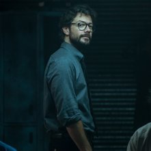 La casa di carta 4: il Professore in una foto della serie La casa di carta 4: il Professore in una foto della serie