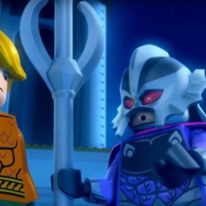 Lego DC Comics Super Heroes: Aquaman - Rage of Atlantis:  una scena del film