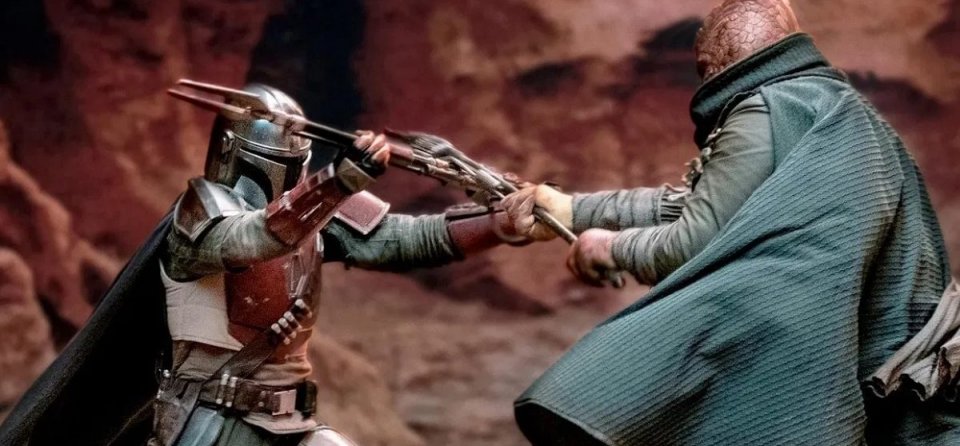 The Mandalorian Fight Trandoshan Wgk6 E1573959349887