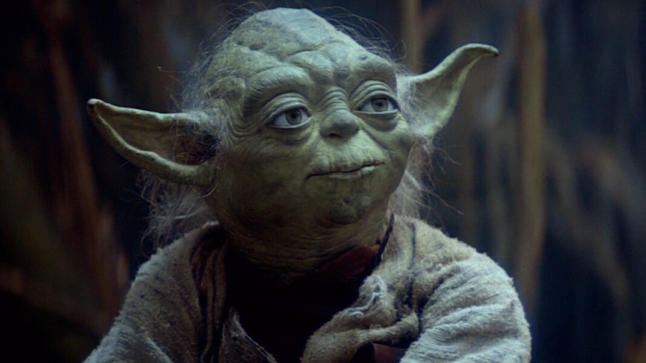 Una scena con Yoda ne L'Impero colpisce ancora