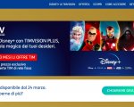 Disney+, offerta per i clienti TIM rete fissa: 3 euro al mese, con 3 mesi gratis