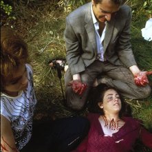 L'ultima casa a sinistra: una scena con Sandra Cassel, Fred J. Lincoln, and Jeramie Rain