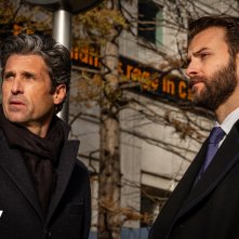 Diavoli: Alessandro Borghi e Patrick Dempsey, protagonisti della serie Sky