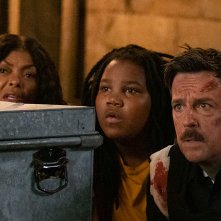 Coffee & Kareem: Taraji P. Henson, Ed Helms, Terrence Little Gardenhigh in una scena del film