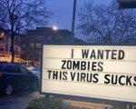 L'epidemia senza zombie: il divertente cartellone virale