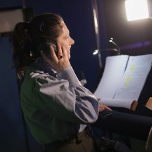 La Famiglia di Elefanti: Elisa sul set durante il doppiaggio