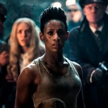 Iron Sky: The Coming Race, Lara Rossi durante una scena del film