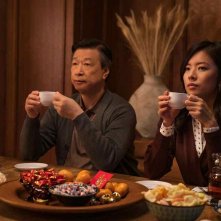 Tigertail: Christine Ko con Tzi Ma in una scena del film