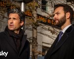 Diavoli: Alessandro Borghi e Patrick Dempsey sono gli squali della finanza nella serie Sky Original